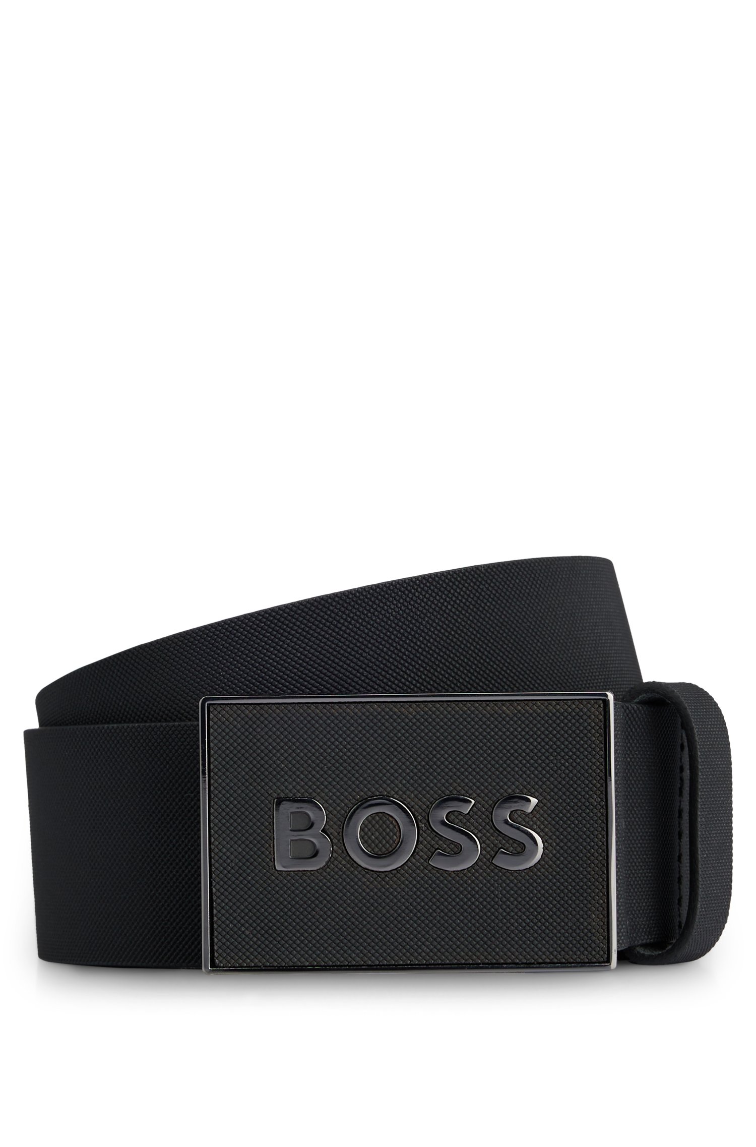 Boss Italian-made leather belt skärp & hängslen herr