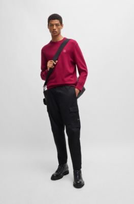 HUGO BOSS - Logo Knit Sweater -  Red main image 1