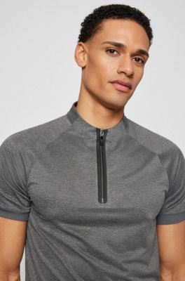 BOSS Slim fit Polo Shirt In Active stretch Mesh