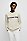 经典条纹和徽标装饰棉质混纺运动衫,  131_Open White