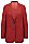 宽松版型轻质绉纱夹克外套,  606_Dark Red