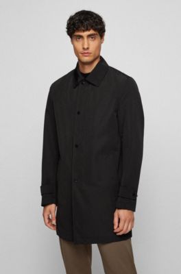 BOSS - Water-repellent regular-fit jacket in recycled material