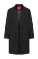 Blazer-style coat in a relaxed fit, Black