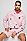 BOSS 博斯印花和贴花装饰棉质混纺连帽衫,  683_Light/Pastel Pink