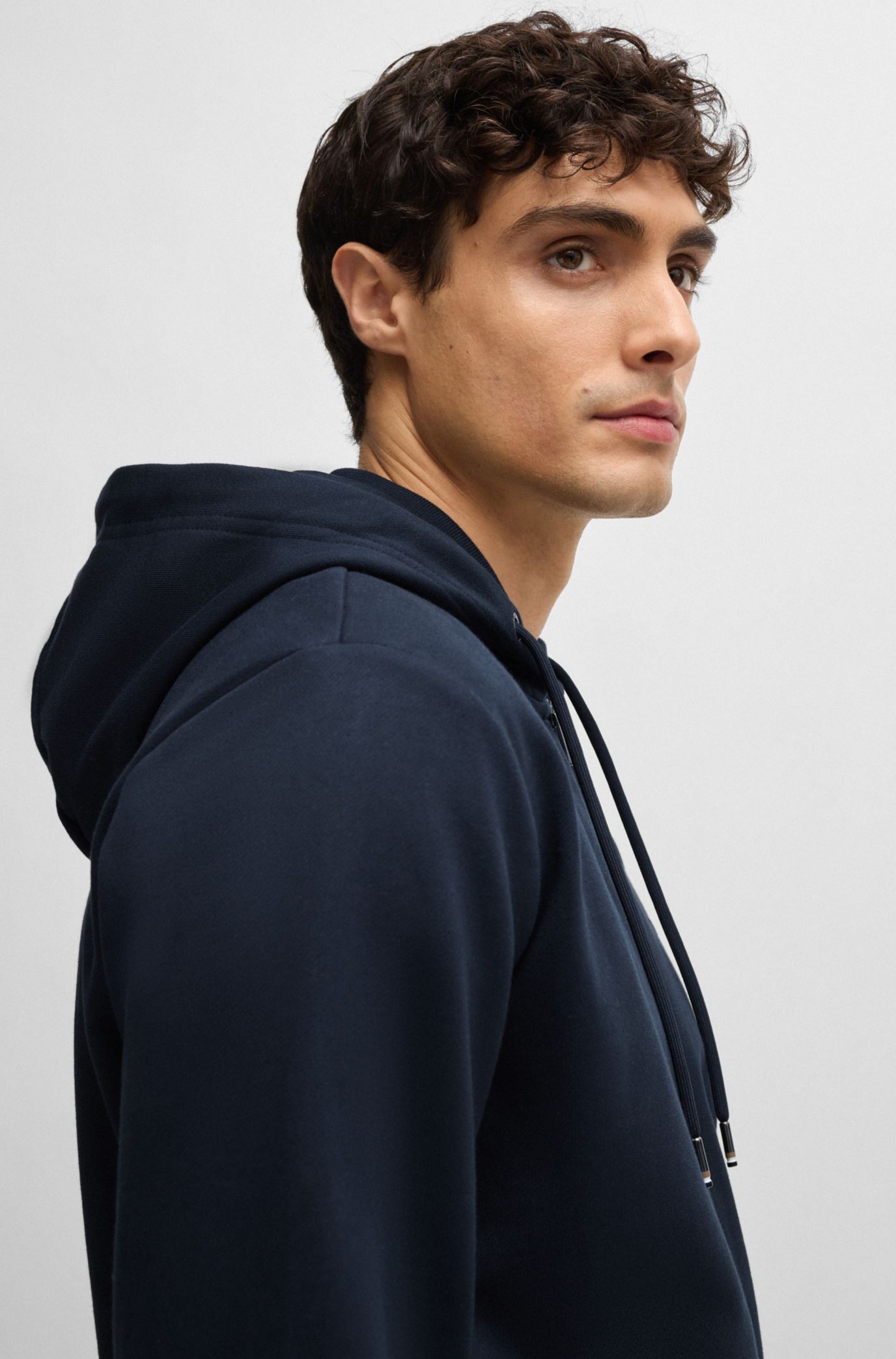 Hugo boss 2024 navy hoodie