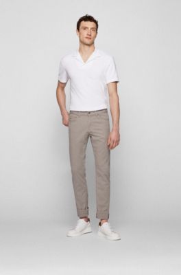 hugo boss cream jeans