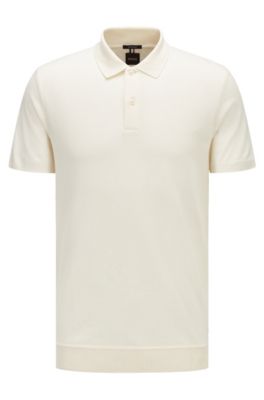 hugo boss silk polo shirt