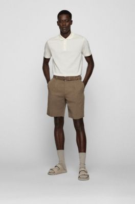 hugo boss silk polo shirt