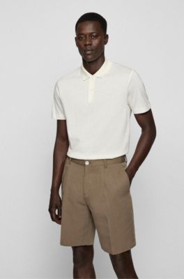 hugo boss silk polo shirt