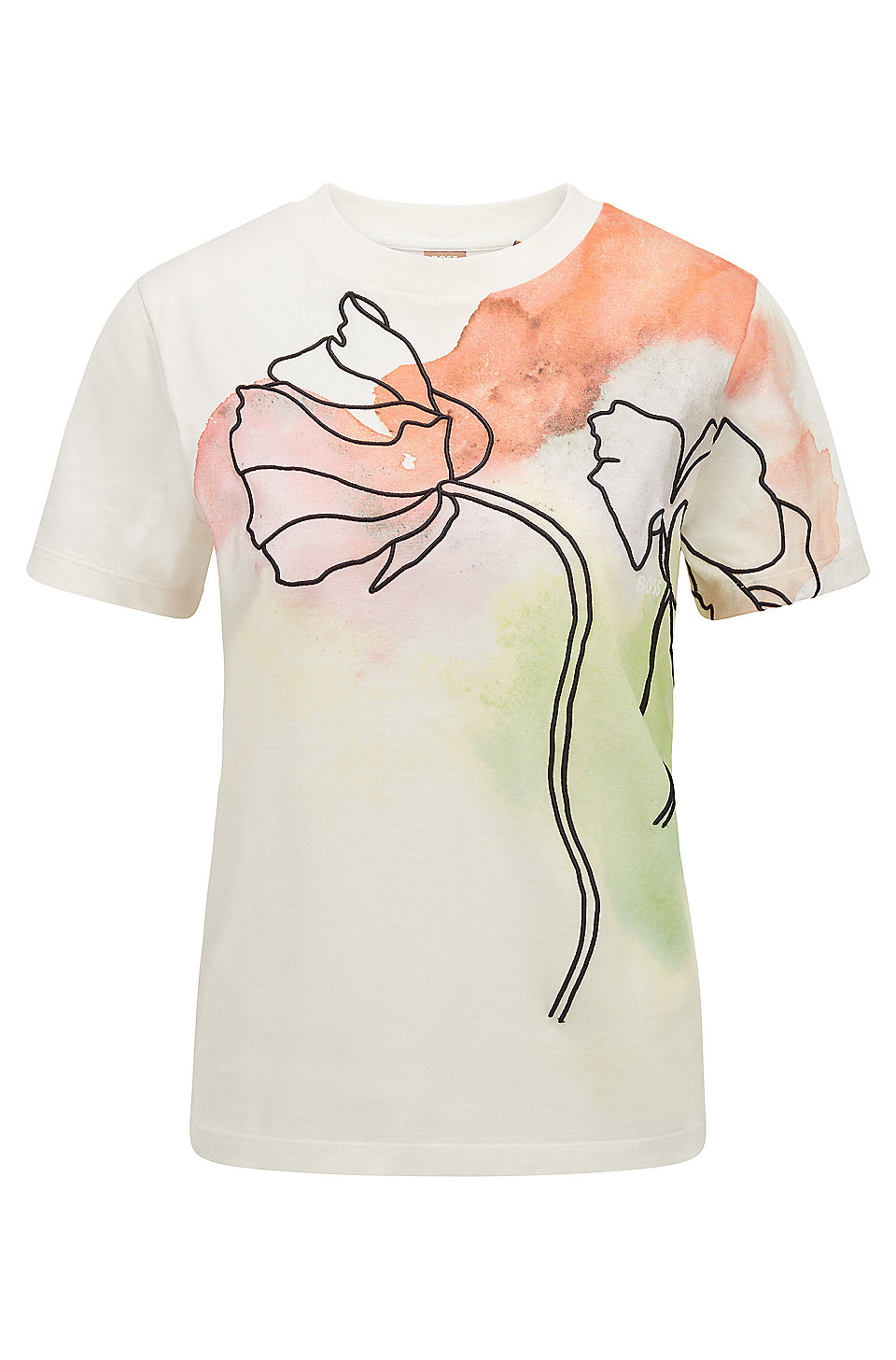 zone Shirt met print wit-roze abstract patroon casual uitstraling Mode Shirts Shirts met print 