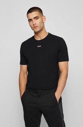 Men's T-Shirts | Black | HUGO BOSS