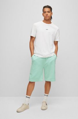 BOSS by HUGO BOSS Seiland Shorts in Green for Men Mens Clothing Shorts Casual shorts 