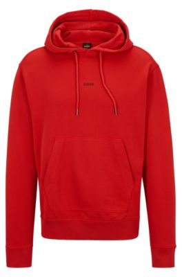 Red hugo store boss hoodie