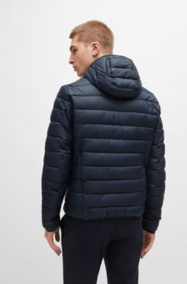 BOSS - Wasserabweisende Steppjacke mit Logo-Details