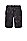 抽象徽标印花常规版型弹性面料短裤,  001_Black