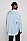 平驳领棉质斜纹布宽松版型女士衬衫,  450_Light/Pastel Blue