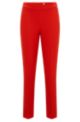 Regular-fit trousers in stretch fabric, Red