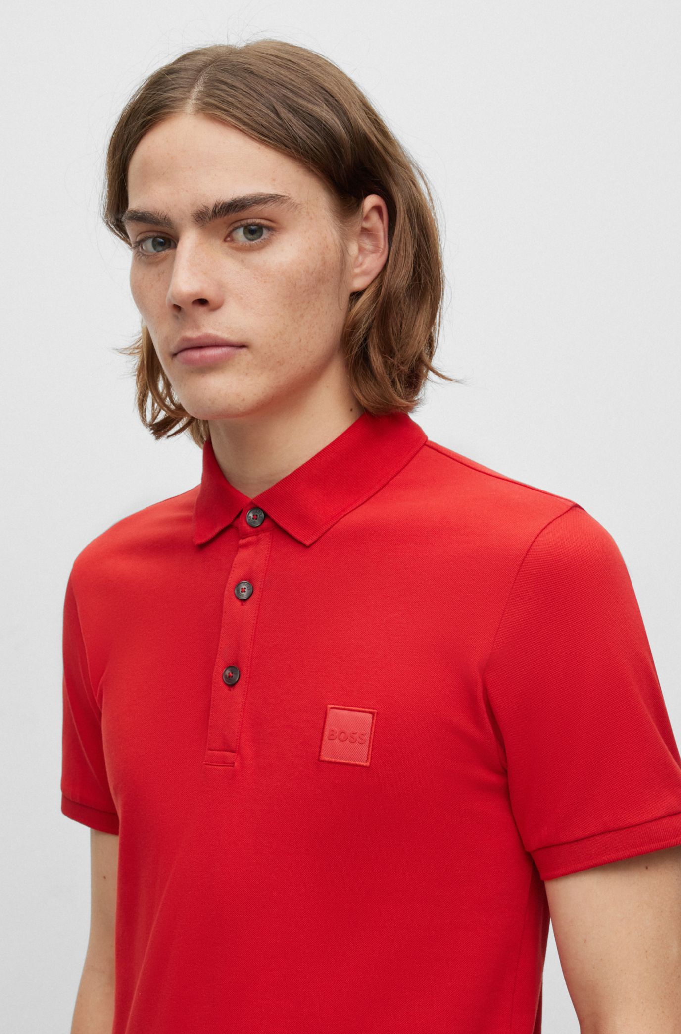 Polo shirt clearance hugo boss red