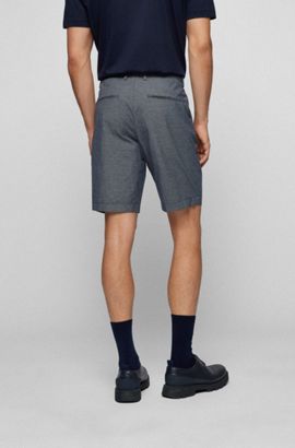 Hugo Boss Skoleman Cotton Navy Shorts 