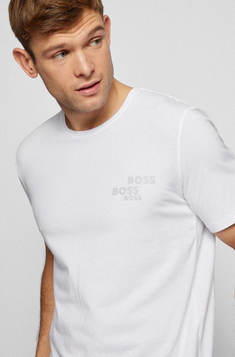 BOSS Urban T-Shirt RN Camiseta de Pijama para Hombre 