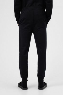 black jogger bottoms