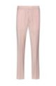 Extra-slim-fit trousers in a performance-stretch wool blend, light pink