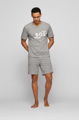 Hugo Boss T-Shirt/Shorts Grey Pyjama Set 