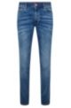 Extra slim-fit jeans van blauw comfort-stretchdenim, Blauw