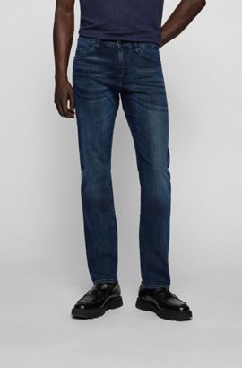 Mens Clothing Jeans Slim jeans BOSS by HUGO BOSS Slim-fit Jeans In Blue Comfort-stretch Denim for Men 