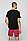 BOSS 博斯彩色艺术图案皮马棉常规版型 T 恤,  001_Black