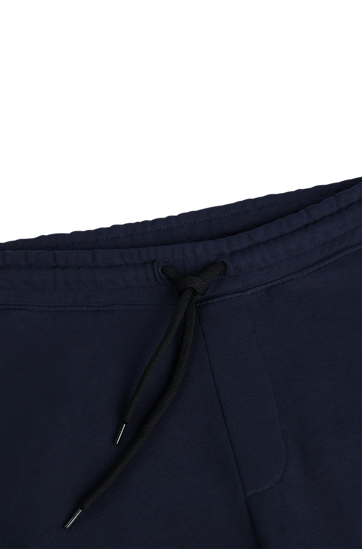 Pantaloni della tuta con coulisse in french terry e logo di grandi dimensioni, Blu scuro