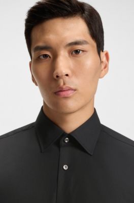 stretch black shirt