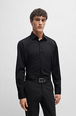 Hugo boss easy iron hot sale shirt