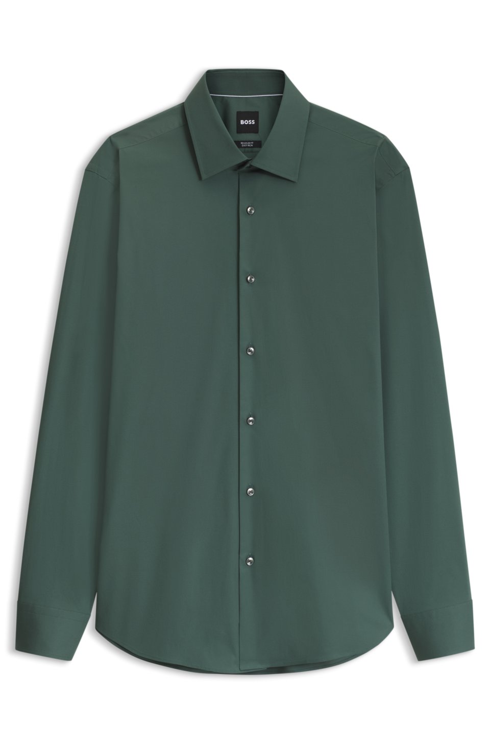 Regular-fit stretch-cotton shirt