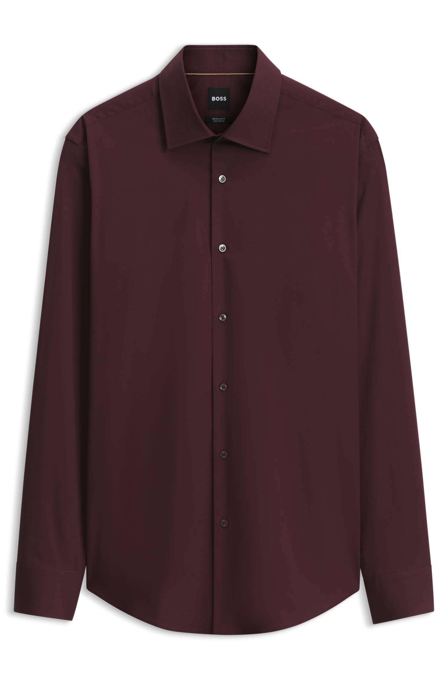 Boss Regular-fit stretch-cotton shirt skjortor & blusar herr – bild 4