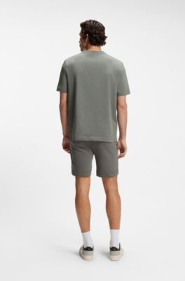 Relaxed-fit T-shirt with a layered logo print, Grey