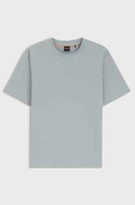 Relaxed-fit T-shirt with a layered logo print, Light Grey
