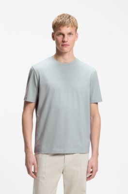 Relaxed-fit T-shirt with a layered logo print, Light Grey