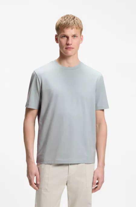 Relaxed-fit T-shirt with a layered logo print