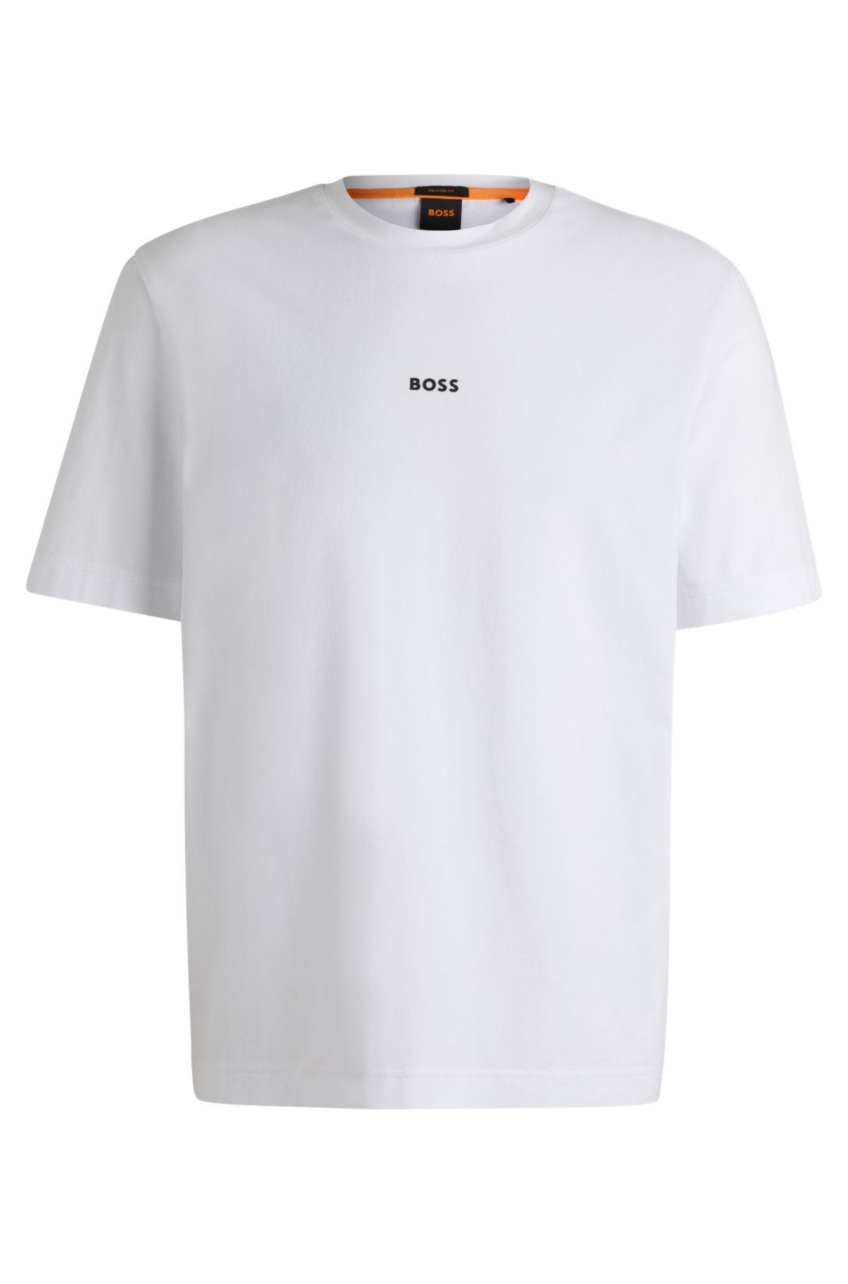 BOSS - リラックスフィット Tシャツ ストレッチコットン ロゴプリント