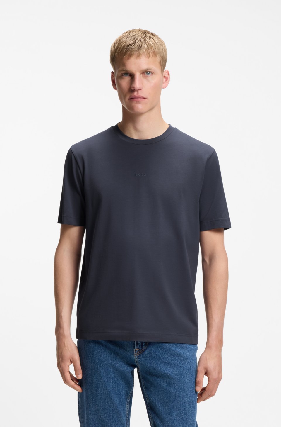 Stretch-cotton T-shirt