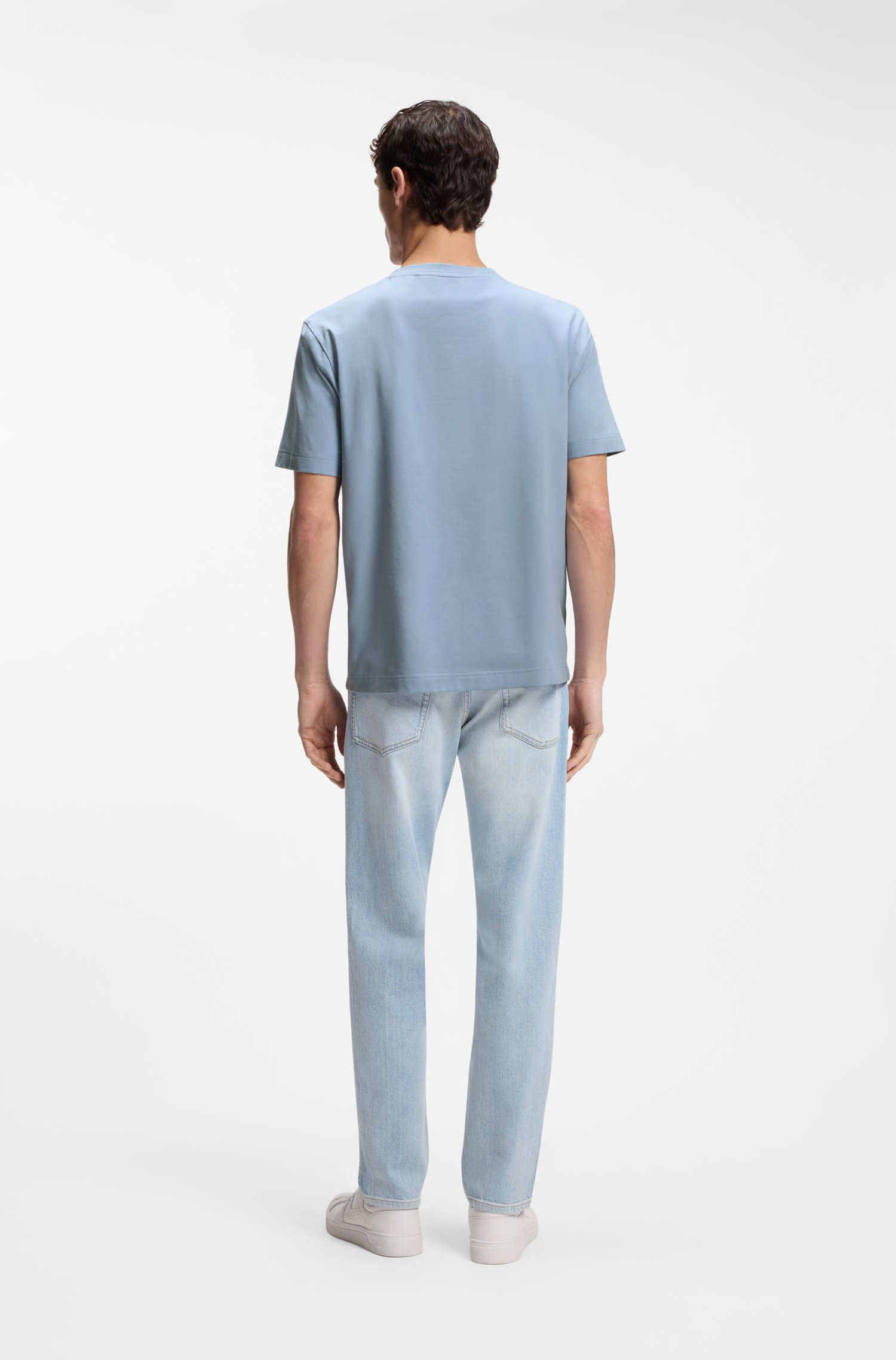 Boss Stretch-cotton T-shirt herr – bild 3