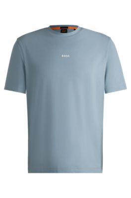Tシャツ・カットソー BOSS Men T-shirt Blue 50502173 404 Hugo-BOSS-Tee-Shirt-50506373-