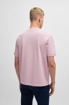BOSS - Relaxed-Fit T-Shirt aus Stretch-Baumwolle mit Logo-Print