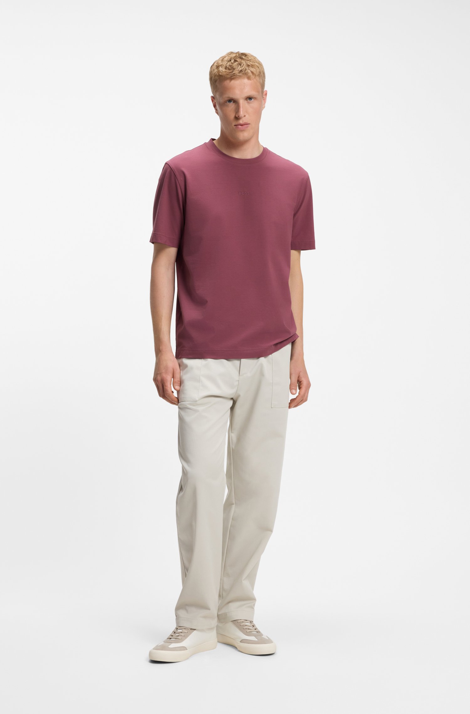 Boss Stretch-cotton T-shirt herr – bild 2