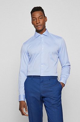 Hugo boss slim fit stretch clearance shirt