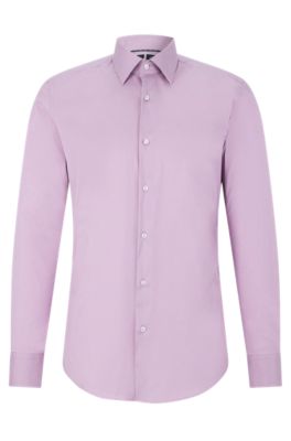 hugo boss purple dress shirt
