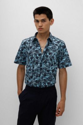 hugo boss short sleeve shirt xxl