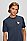 创意艺术印花宽松版型染色棉质 T 恤,  404_Dark Blue