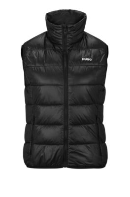 Reversible Padded Bodywarmer - Rebel - Size 5/X-Large - Black/Grey from  HUGO STRONG